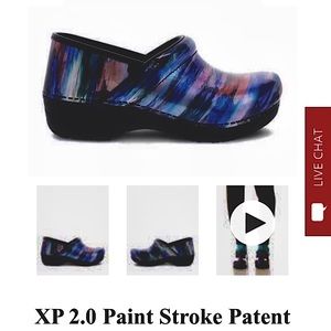 Paint Stroke Dansko Clogs. Brand New, never worn